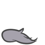 Gray Tail Avatar Frame