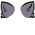Gray Ears Avatar Frame